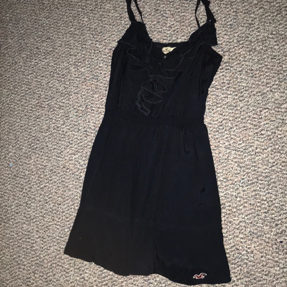 Navy blue mini dress